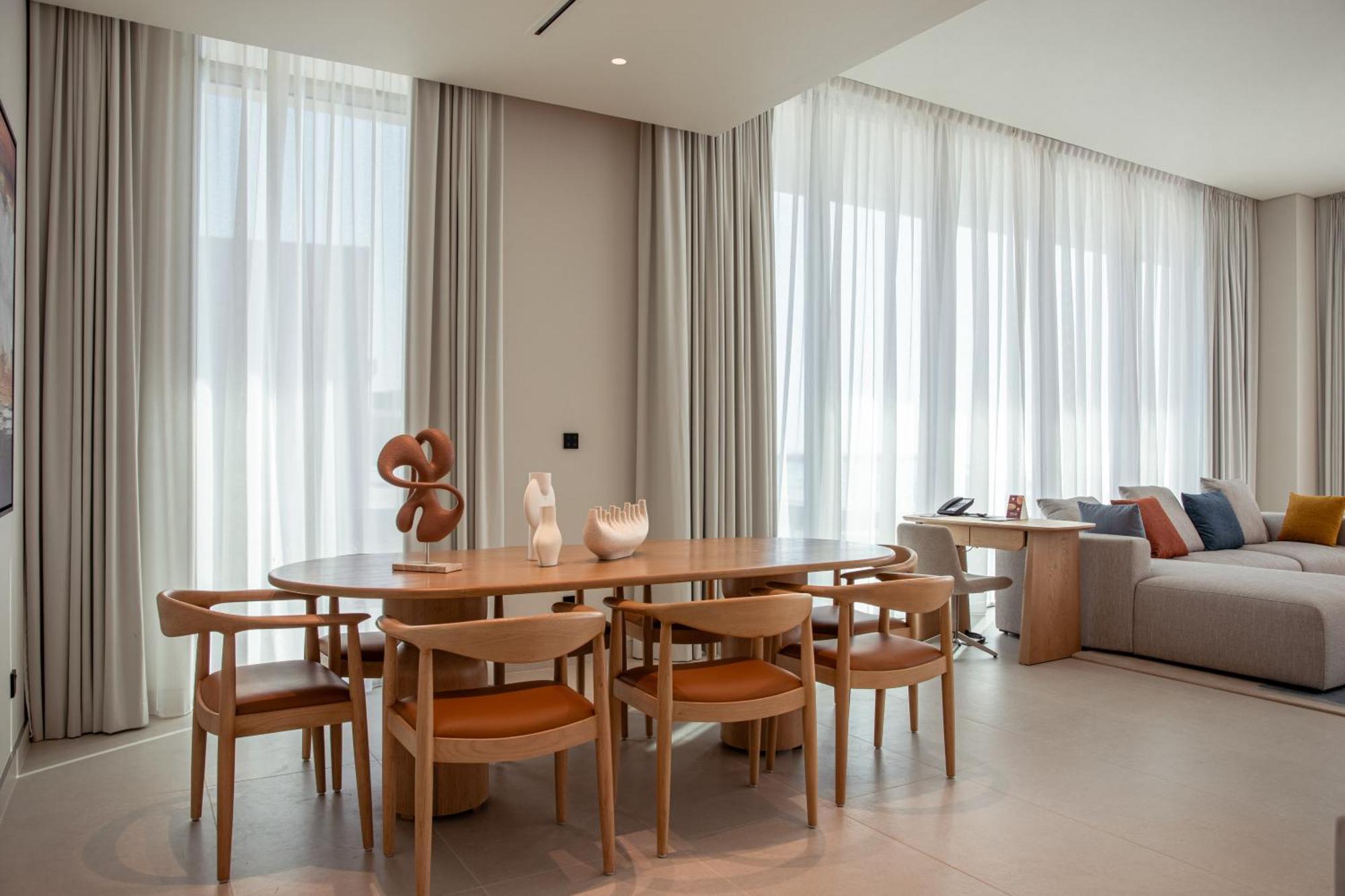 Ajman Hotel & Villas By Blazon Hotels Exterior foto A dining room